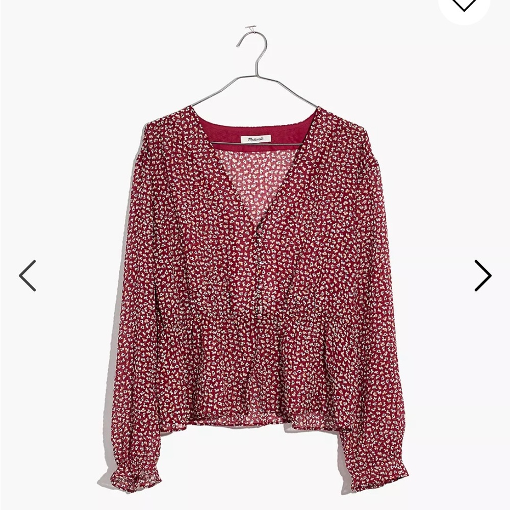 Madewell Overture Top in Ditsy Floral